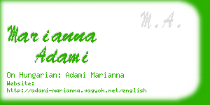 marianna adami business card